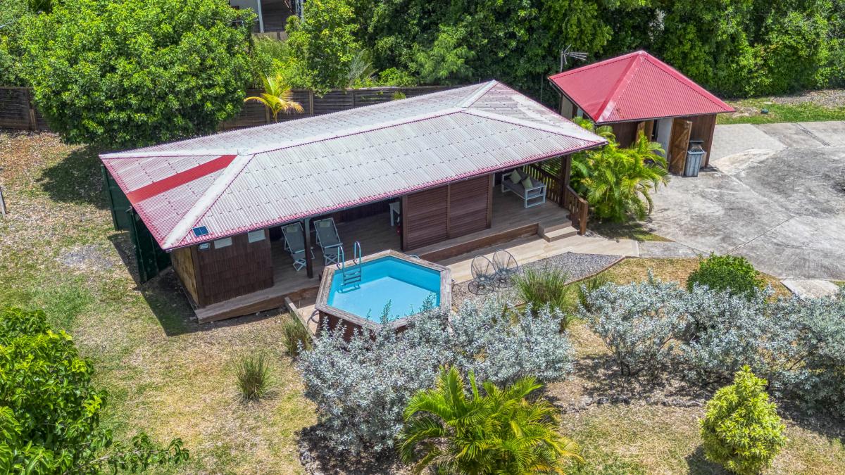 2.Location villa piscine Marie Galante Guadeloupe_Vue ensemble